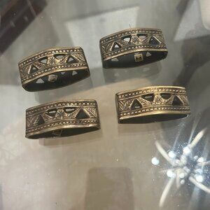Set of 4 napkin rings